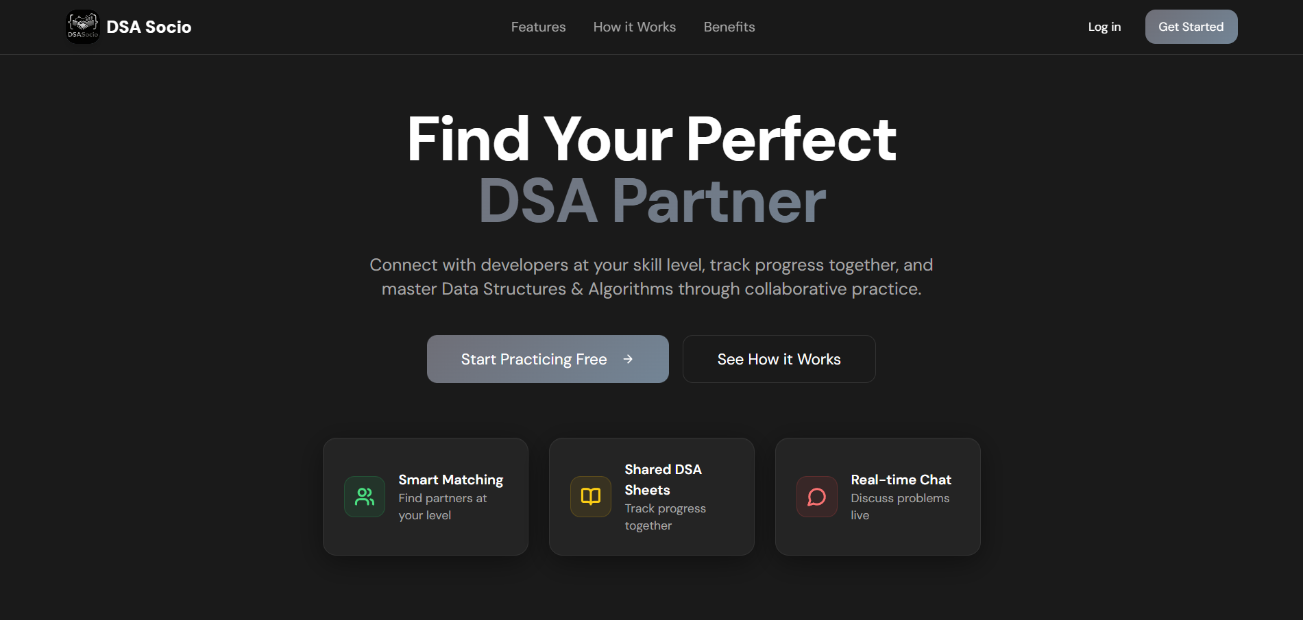 DSA Socio collaborative platform interface
